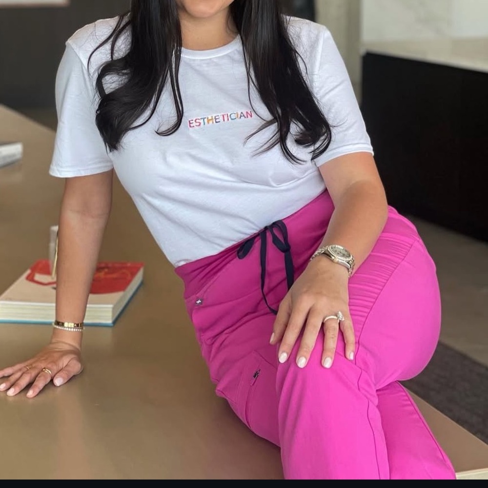 Figs Pink Jogger Pants